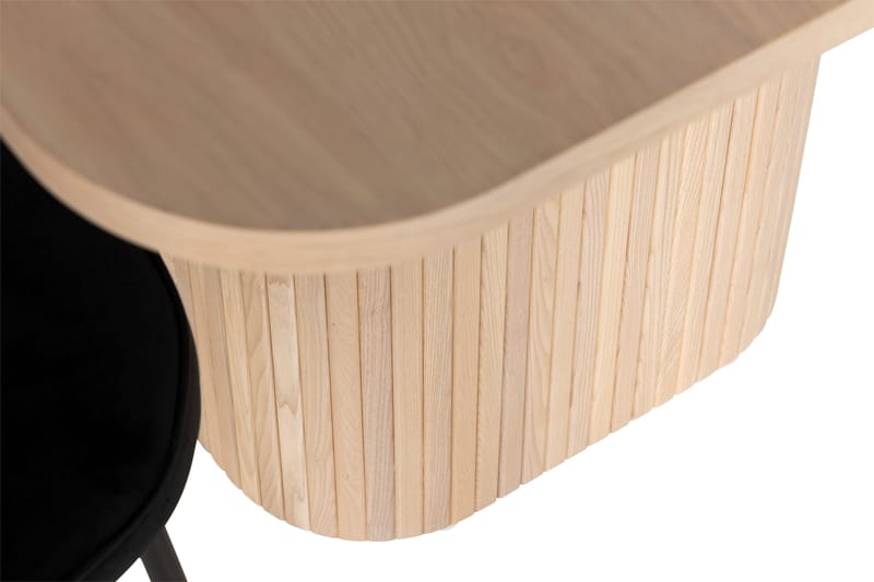 Kopparbo Spisegruppe 200 cm inkl. 6 Broddhult Stoler - Hvit/Svart - Møbler - Bord - Spisegrupper