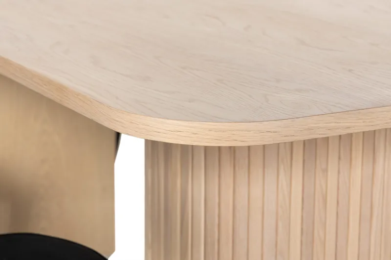 Kopparbo Spisegruppe 200 cm inkl. 6 Broddhult Stoler - Hvit/Svart - Møbler - Bord - Spisegrupper