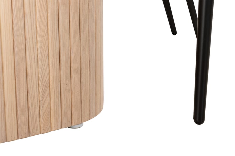 Kopparbo Spisegruppe 200 cm inkl. 6 Winston Stoler - Hvit/Svart - Møbler - Bord - Spisegrupper