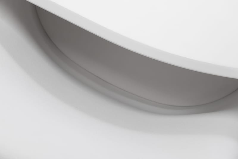 Läckö Forlengningsbart Spisebord 150 cm Ovalt - Hvit - Møbler - Bord - Spisegrupper