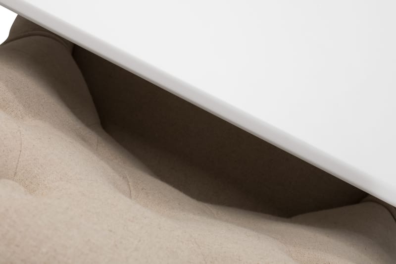 Läckö Spisebord 200 cm Ovalt - Hvit/Beige - Spisegrupper