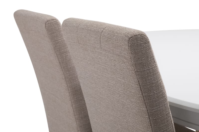 Läckö Spisebord med 4 Viktor stoler - Beige/Eik - Møbler - Bord - Spisegrupper