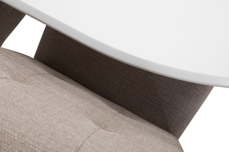 Läckö Spisebord med 4 Viktor stoler - Beige/Eik - Møbler - Bord - Spisegrupper