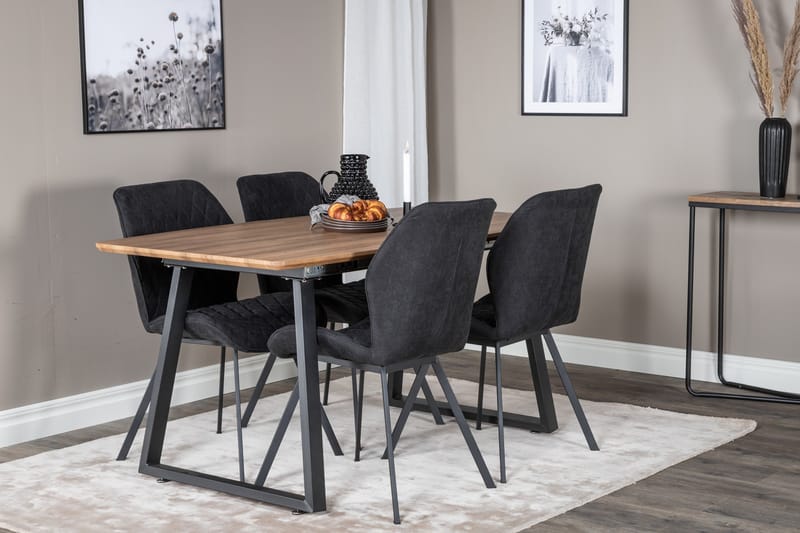 Leah Forlengningsbar bord med 4 Sumoas Spisestoler - Møbler - Bord - Spisegrupper