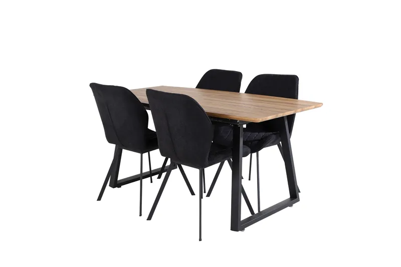 Leah Forlengningsbar bord med 4 Sumoas Spisestoler, undefined