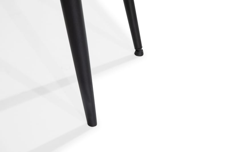 Lilo Spisebord 140 cm med 4 Alsarp KjøkkenStoler - Svart - Spisegrupper