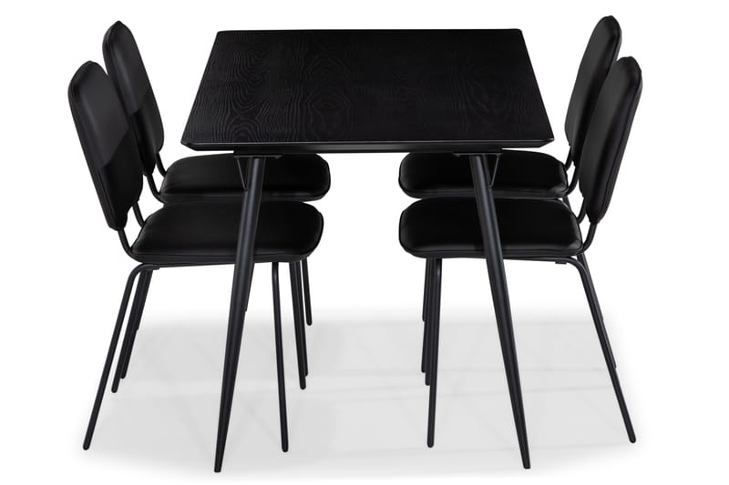 Lilo Spisebord 140 cm med 4 Idril SpiseStoler - Spisegrupper