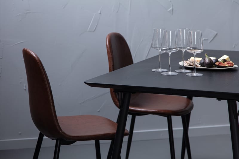 Lilo Spisebord 140 cm med 4 Nibe SpiseStoler - Møbler - Bord - Spisegrupper