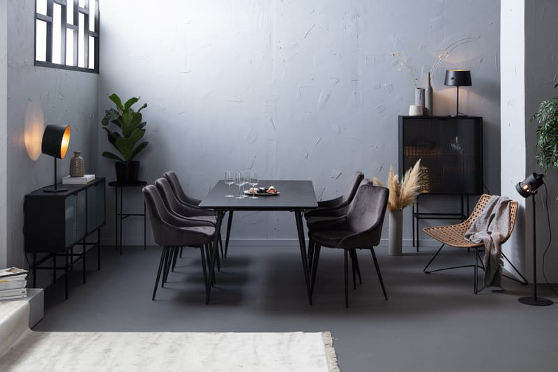 Lilo Spisebord 180 cm med 6 Alsarp KjøkkenStoler - Spisegrupper