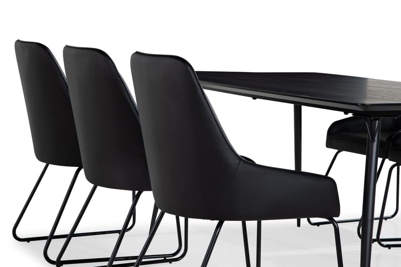 Lilo Spisebord 180 cm med 6 Mino SpiseStoler - Spisegrupper