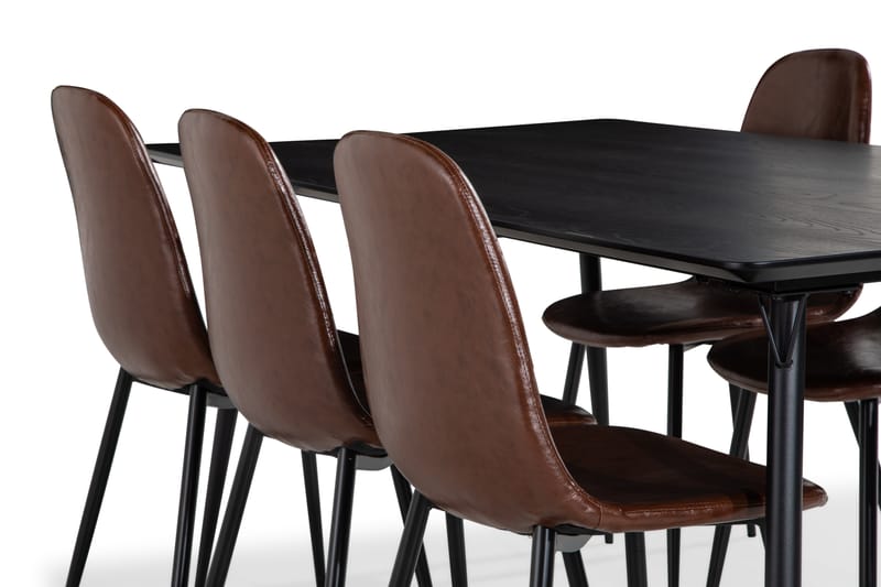 Lilo Spisebord 180 cm med 6 Nibe SpiseStoler - Spisegrupper