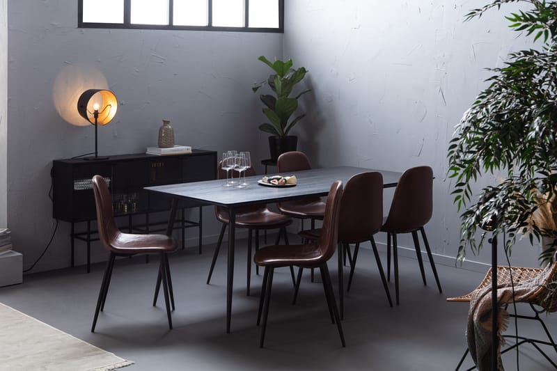 Lilo Spisebord 180 cm med 6 Nibe SpiseStoler - Spisegrupper