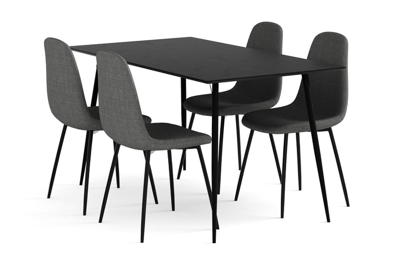 Lilo Spisegruppe med 4 Nibe Spisestol - Møbler - Bord - Spisegrupper