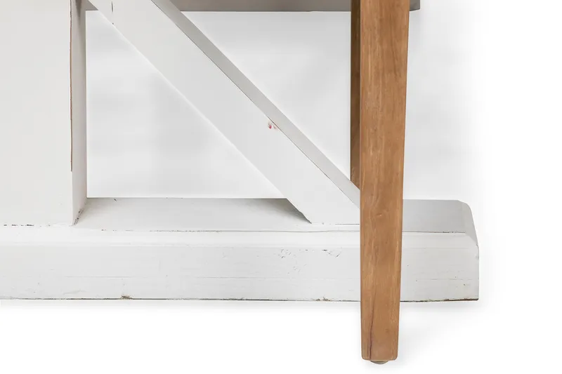 Lyon Förlängningsbar Matgrupp 200 cm med 6 Viktoria Stol Bloomington Natur/Vit/Beige Beige/White - Møbler - Bord - Spisegrupper