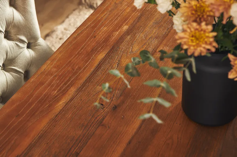 Lyon Forlengbar Spisegruppe 200 cm inkl. 6 Bergviken Stoler - Brun/Hvit - Møbler - Bord - Spisegrupper