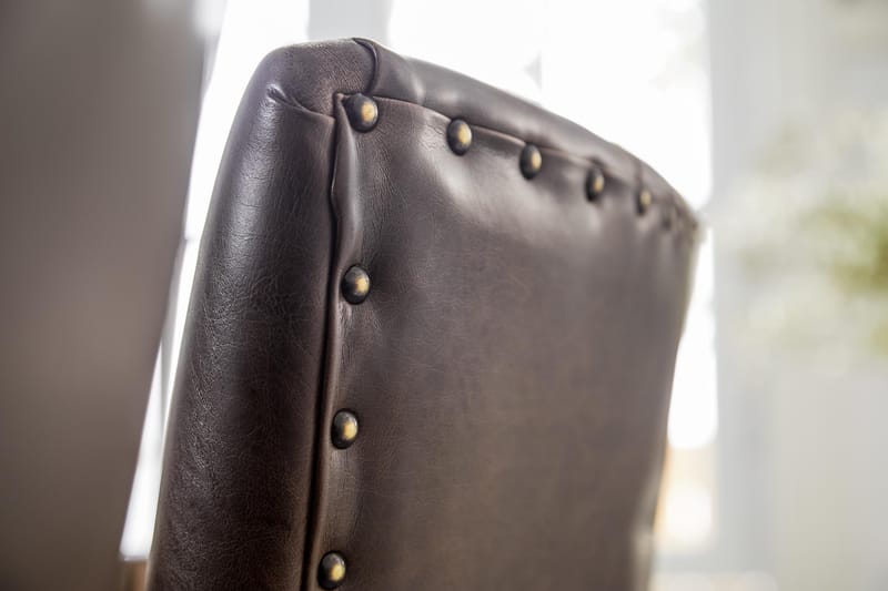 Lyon Forlengningsbar Spisegruppe 200 cm med 6 Tuva Stol - Natur/Hvit/Brun - Møbler - Bord - Spisegrupper