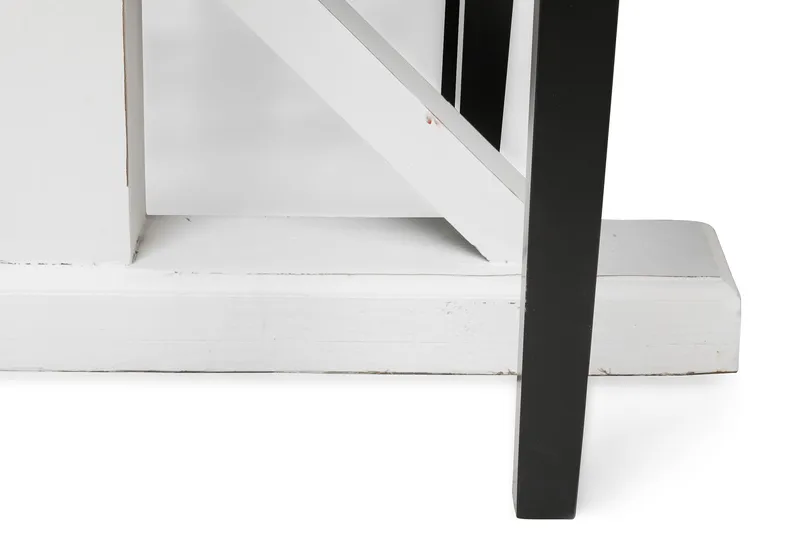 Lyon Forlengningsbar Spisegruppe 200 cm med 6 Tuva Stol - Natur/Hvit/Svart - Møbler - Bord - Spisegrupper