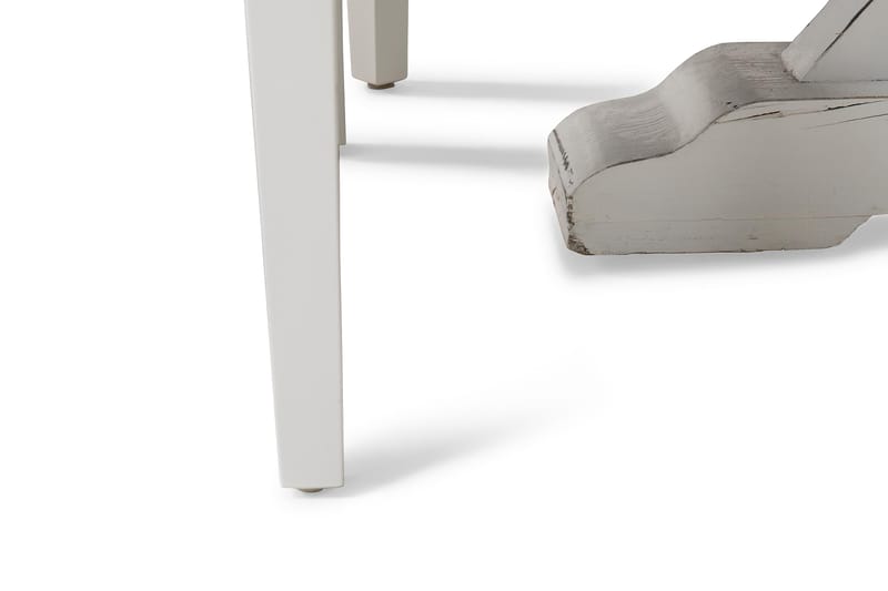 Lyon Spisegruppe Ø150 cm Rund med 6 Viktoria Stoler - Vintage Natur/Hvit/Grå - Møbler - Bord - Spisegrupper