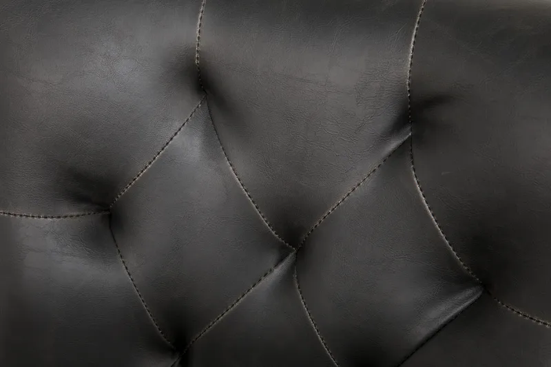 Lyon Spisegruppe 150 cm Rund med 4 Tuva Lenestol - Vintage Alm/Hvit/Svart PU - Møbler - Bord - Spisegrupper