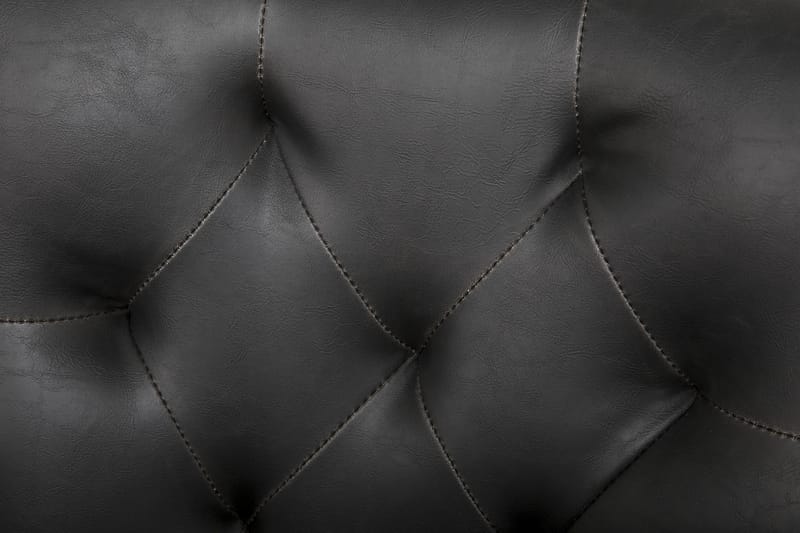 Lyon Spisegruppe 150 cm Rund med 6 Tuva Lenestol - Vintage Alm/Hvit/Svart PU - Møbler - Bord - Spisegrupper