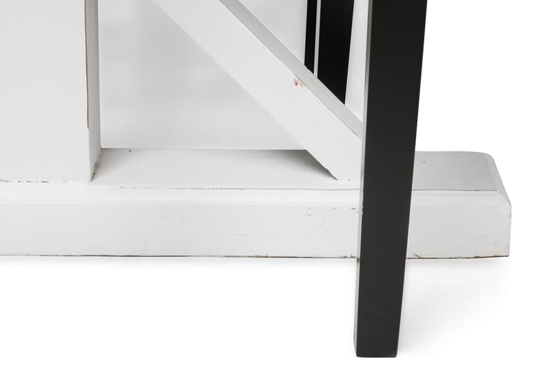 Lyon Spisegruppe 200 cm med 6 Tuva Stol - Natur/Hvit/Svart - Møbler - Bord - Spisegrupper