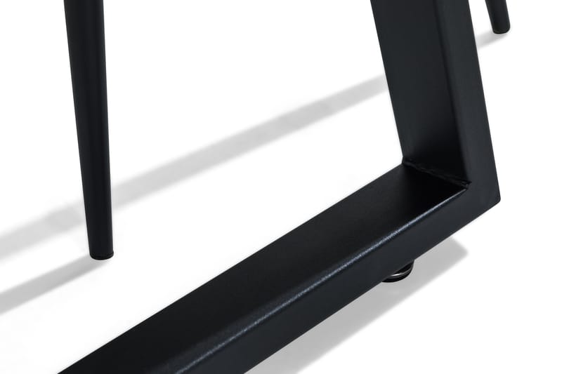 Marcelen Forlengningsbar Spisegruppe 140 cm med 4 Nibe Stol - Brun/Svart - Møbler - Bord - Spisegrupper