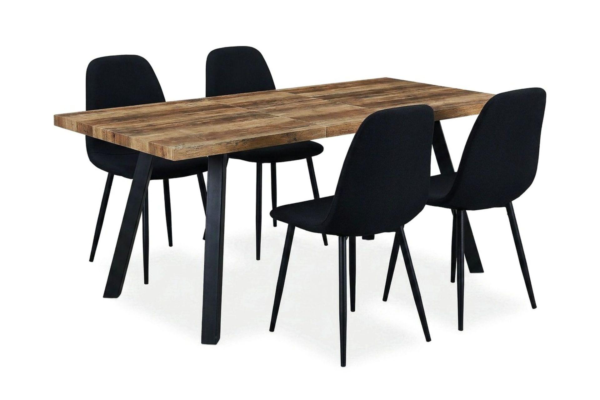 Marcelen spisebord med 4 Nibe-stoler -