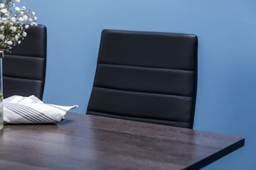 Marcelen Spisegruppe 120 cm med 4 Nibe Stol - Brun/Svart - Møbler - Bord - Spisegrupper