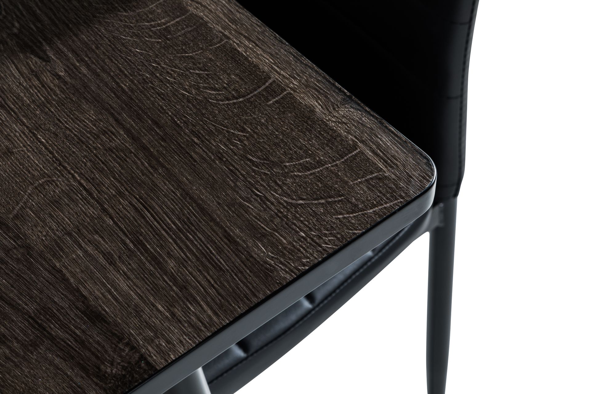 Marcelen Spisegruppe 120 cm med 4 Nibe Stol - Brun/Svart - Møbler - Bord - Spisegrupper