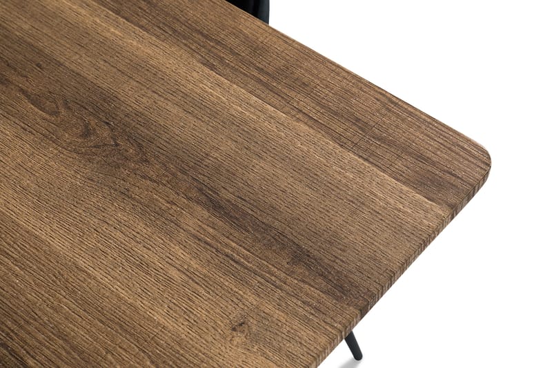 Marcelen Spisegruppe 160 cm med 4 Felipe Stol Fløyel - Brun/Svart - Møbler - Bord - Spisegrupper