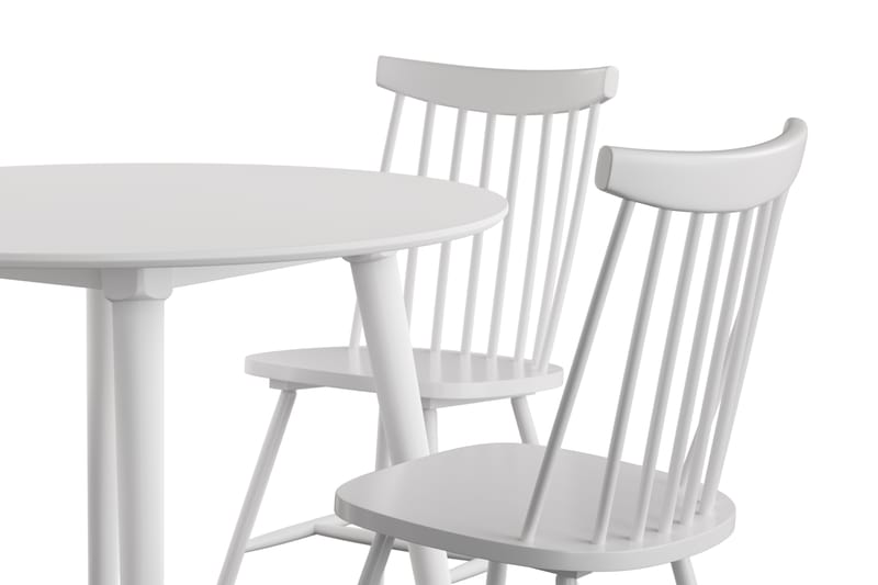 Mioveni Spisebord 106 cm Rundt med 4 Narto Spisestoler - Møbler - Bord - Spisegrupper