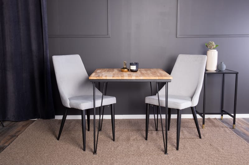 Miva Spisegruppe med 2 Ludde Spisestol - Møbler - Bord - Spisegrupper