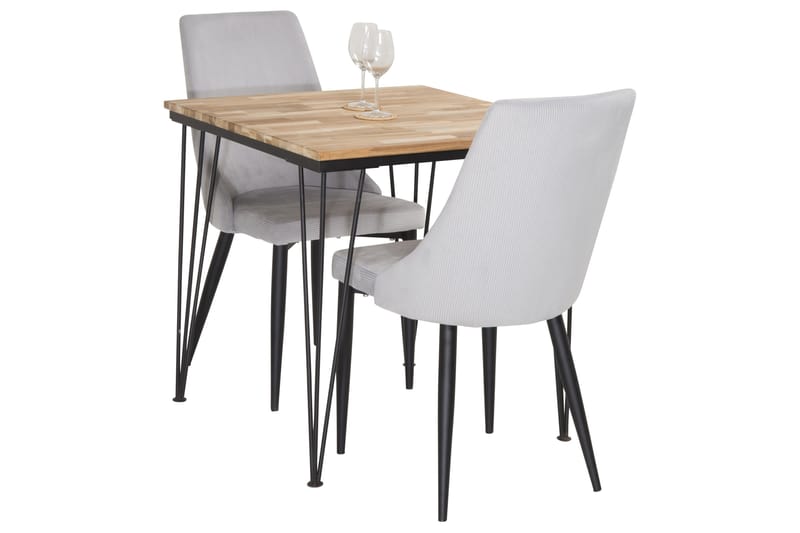 Miva Spisegruppe med 2 Ludde Spisestol - Møbler - Bord - Spisegrupper