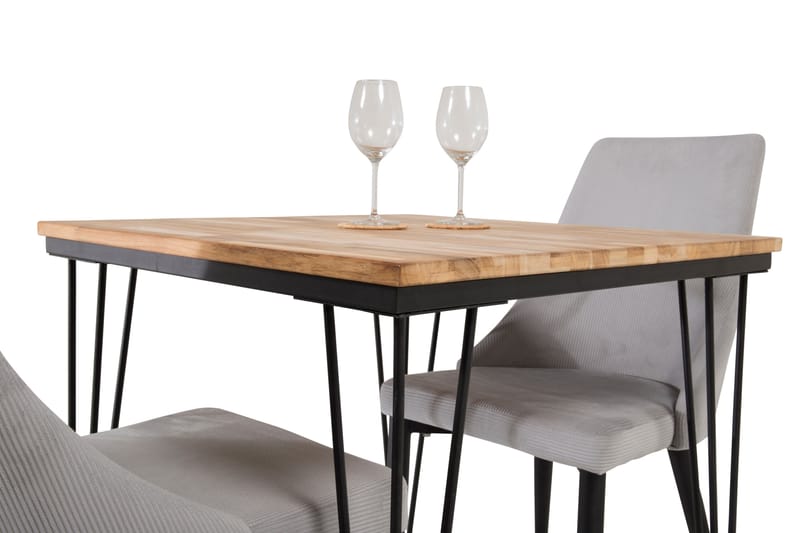 Miva Spisegruppe med 2 Ludde Spisestol - Møbler - Bord - Spisegrupper