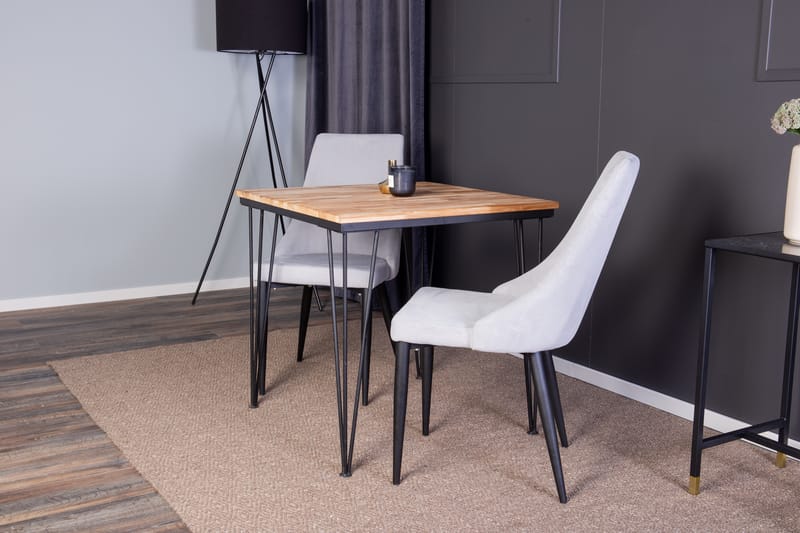 Miva Spisegruppe med 2 Ludde Spisestol - Møbler - Bord - Spisegrupper