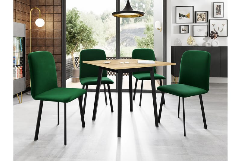 Narberth Spisegruppe - Grønn/Beige - Møbler - Bord - Spisegrupper