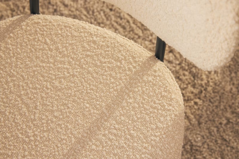 Noira Spisebord 120 cm Valnøtt Rundt med 4 Gemmiano Spisestoler - Brun - Møbler - Bord - Spisegrupper