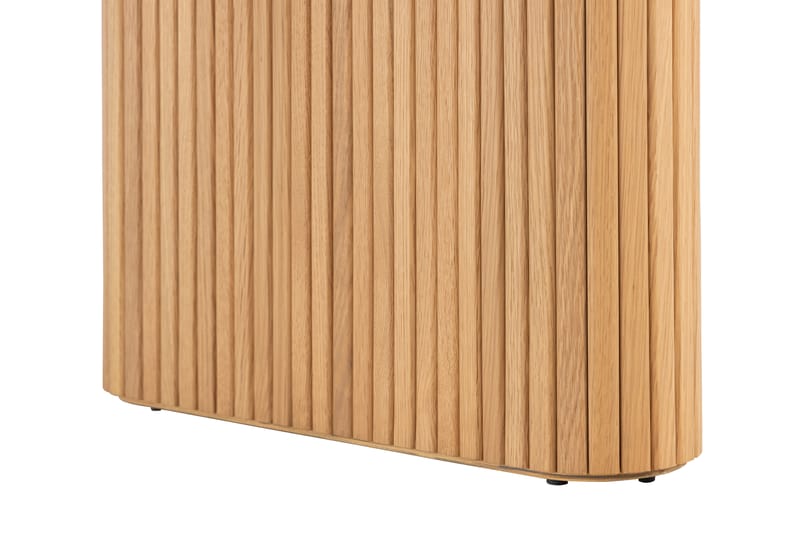 Noira Spisebord 220 cm Massiv Eik med 6 Gemmiano Spisestoler - Natur - Møbler - Bord - Spisegrupper