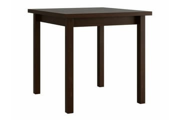 Patrickswell kvadratisk spisegruppe 80x80 cm – Spisebord med 4 spisestoler i tre med polstret rygg - Mørkebrun|Beige - Møbler - Bord - Spisegrupper
