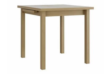 Patrickswell kvadratisk uttrekkbar spisegruppe 80–110 cm – Spisebord med 4 spisestoler i tre med spilerygg - Natur|Mørkegrå - Møbler - Bord - Spisegrupper