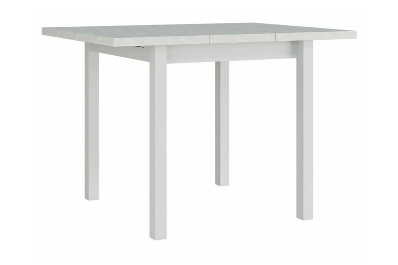 Patrickswell kvadratisk uttrekkbar spisegruppe 80–110 cm – Spisebord med 4 spisestoler i tre med spilerygg - Natur|Olivengrønn - Møbler - Bord - Spisegrupper