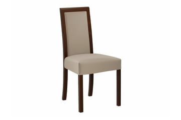 Patrickswell Spisegruppe - Beige/Mørkebrun - Møbler - Bord - Spisegrupper