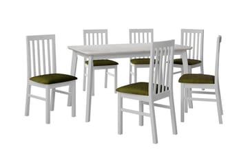 Patrickswell Spisegruppe - Grønn/Hvit - Møbler - Bord - Spisegrupper