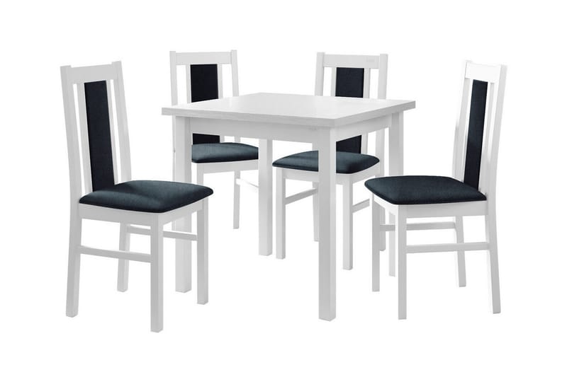 Patrickswell Spisegruppe - mørkegrå/hvit - Møbler - Bord - Spisegrupper