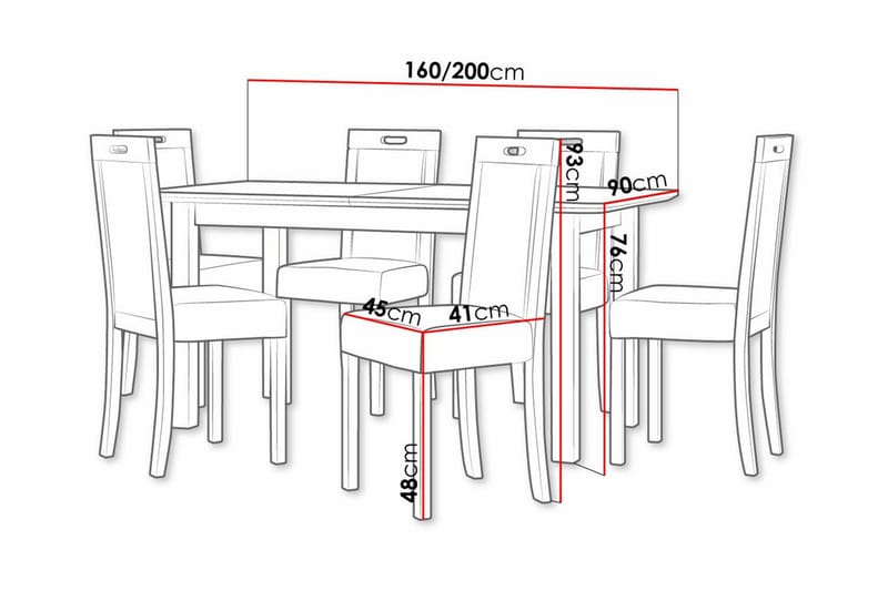 Patrickswell Spisegruppe - Møbler - Bord - Spisegrupper