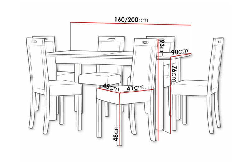 Patrickswell Spisegruppe - Møbler - Bord - Spisegrupper
