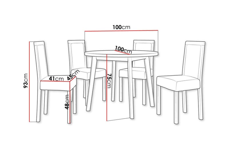 Patrickswell Spisegruppe - Møbler - Bord - Spisegrupper