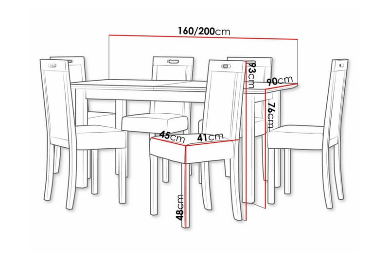 Patrickswell Spisegruppe - Møbler - Bord - Spisegrupper