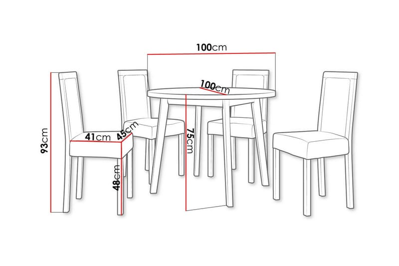 Patrickswell Spisegruppe - Møbler - Bord - Spisegrupper