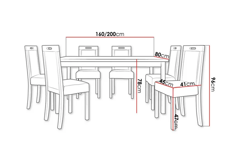 Patrickswell Spisegruppe - Møbler - Bord - Spisegrupper